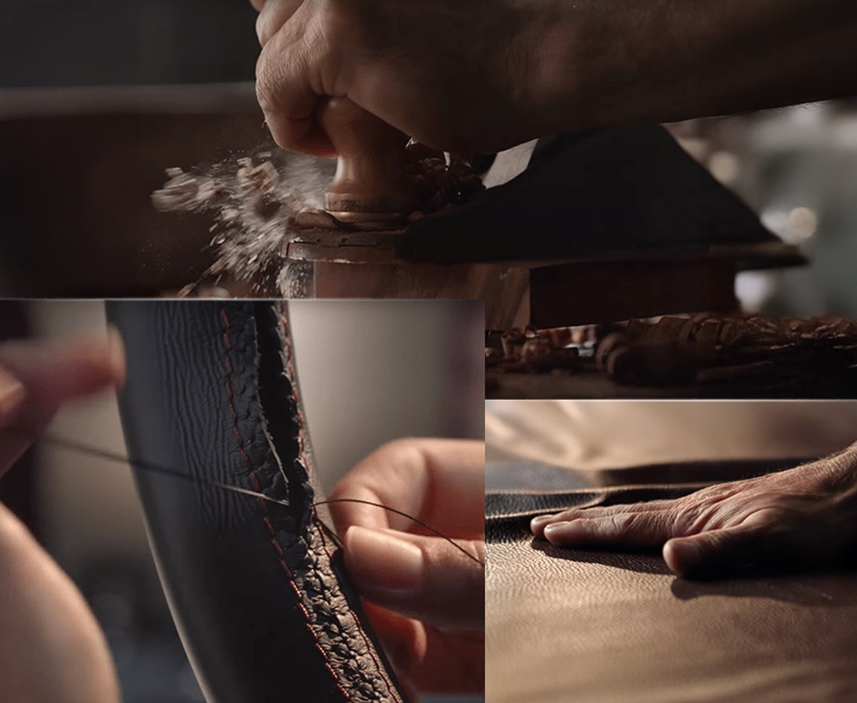 Các nghệ nhân Takumi trong quá trình hoàn thiện các chi tiết.